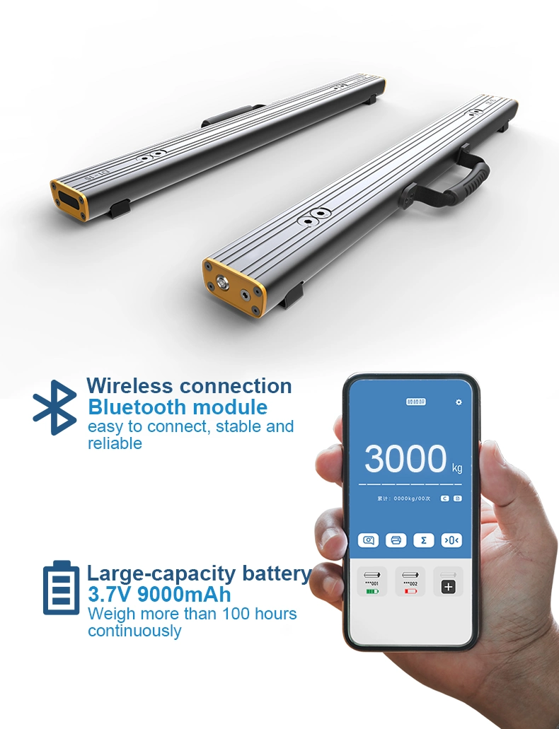 Système Android Balance de faisceau portable, Balances de pesage de palettes industrielles Balance de faisceau industrielle de 1500 kg 5