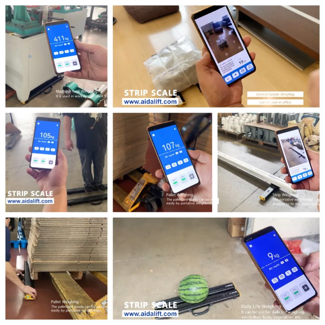Système Android Balance de faisceau portable, Balances de pesage de palettes industrielles Balance de faisceau industrielle de 1500 kg 8