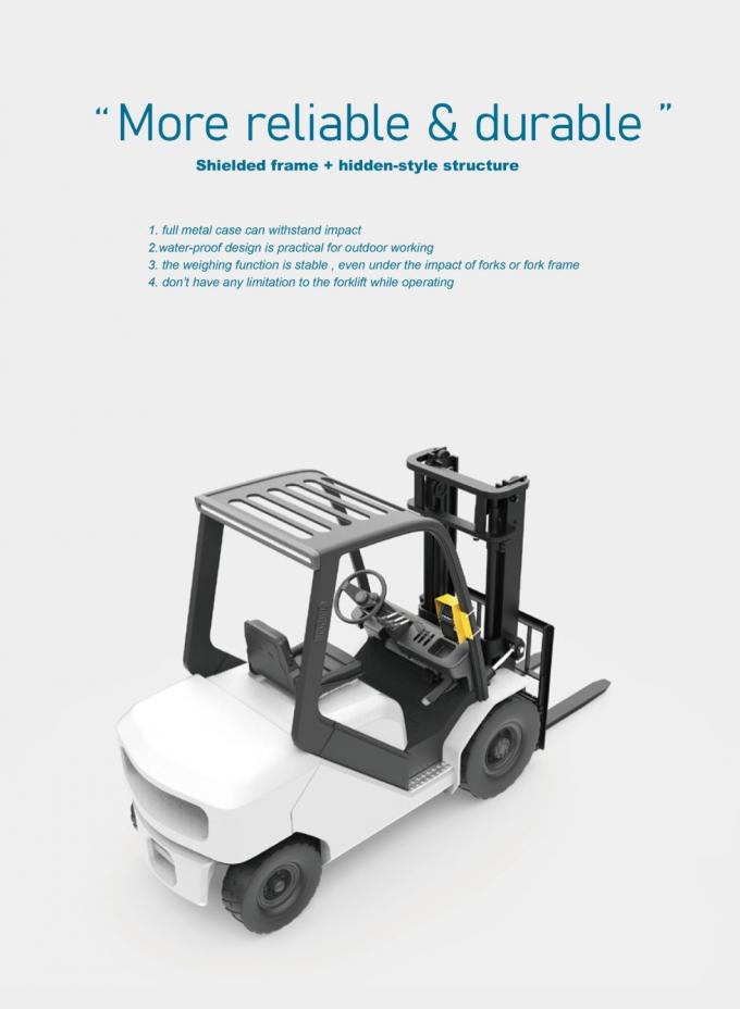 Balances numériques de chariot élévateur à pile au lithium Certifié CE Balance montée à bord du chariot élévateur 2