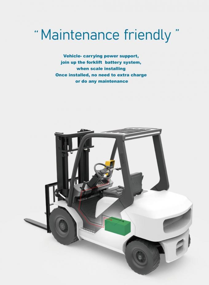 Balances numériques de chariot élévateur à pile au lithium Certifié CE Balance montée à bord du chariot élévateur 4