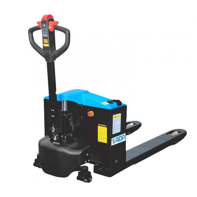 Camion élévateur à palettes électriques hydrauliques portables de 2 tonnes avec roue 0