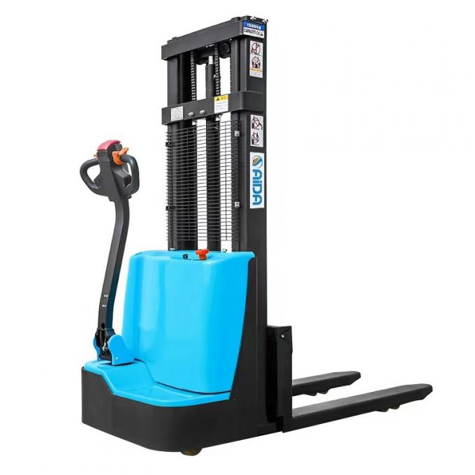 Camion électrique pour piétons, chargement de palettes de 1500 kg, plateforme debout 0