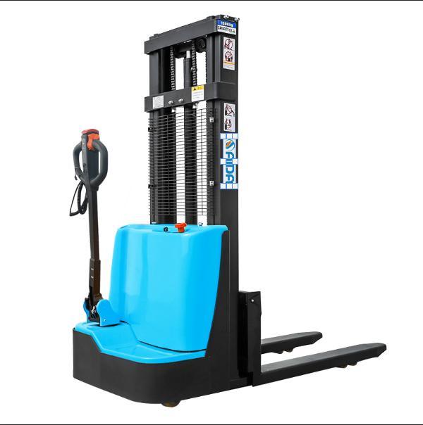 Piétons électrique empilage élévateur élévateur de 1200 kg Capacité moteur à courant continu empilage élévateur à cheval 0