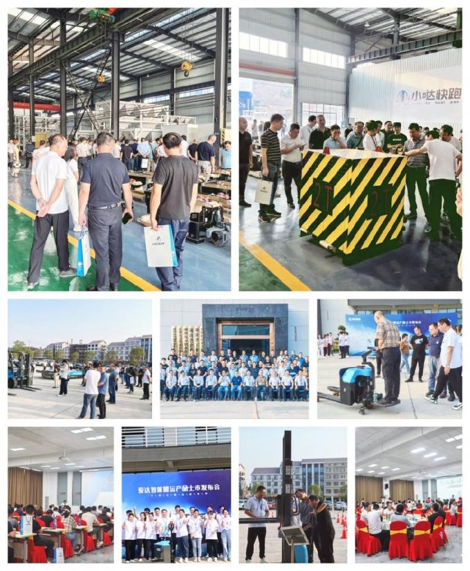 Camion hydraulique électrique à palettes, alimenté par batterie 10