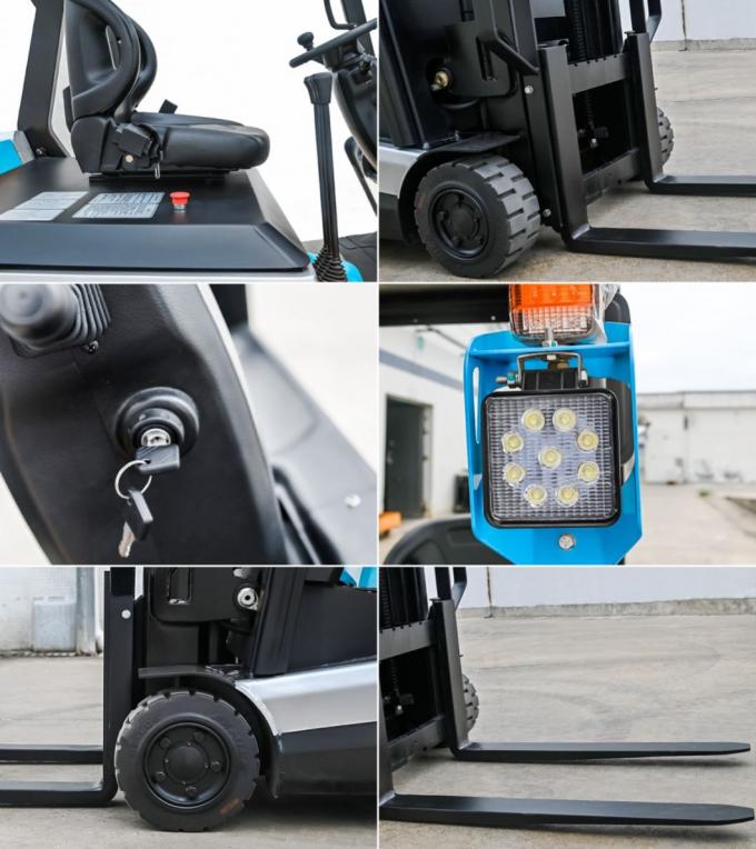 Transpallet chariot élévateur électrique à quatre roues à grande échelle 1