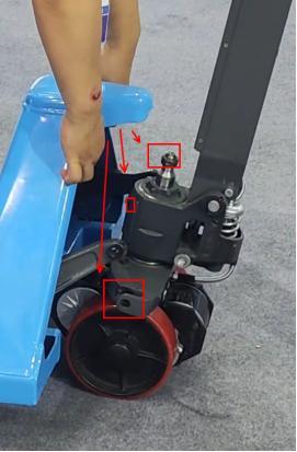 Récupération des pièces du camion à palettes Jack Module de réparation manuel avec moteur sans balai 3