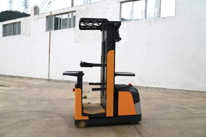 Pileur de commandes d' entrepôt OEM, camion à empilage à moteur, pileur de commandes à plusieurs niveaux, hauteur de levage de 23 pieds 1