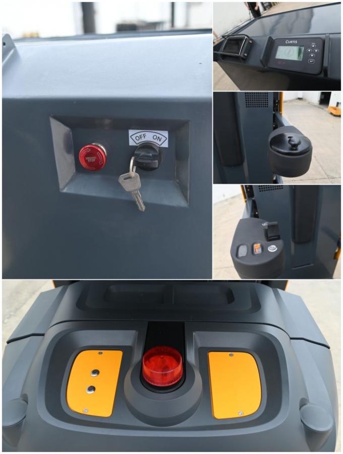 Pileur de commandes d' entrepôt OEM, camion à empilage à moteur, pileur de commandes à plusieurs niveaux, hauteur de levage de 23 pieds 3